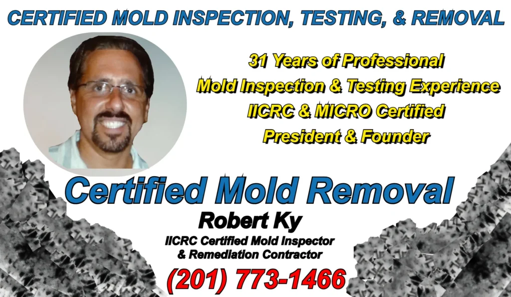Robert Ky IICRC and MICRO certified mold inspector remediation contractor and founding president of Certified Mold Removal Glen Rock NJ with 31 years of professional mold inspection testing and remediation expertise serving Bergen County homeowners.