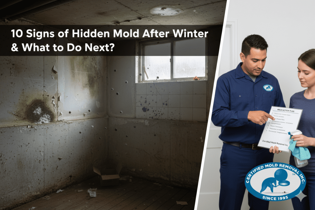 10 Signs of Hidden Mold After Winter & What to Do Next?