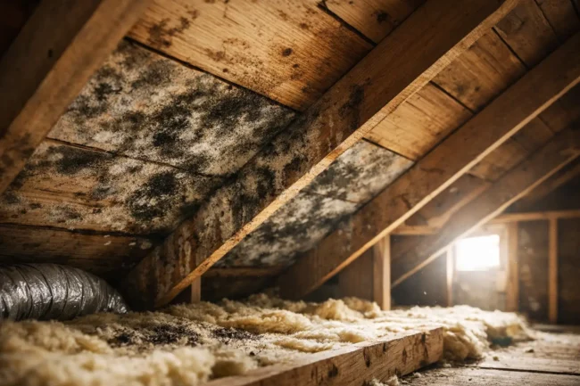What Causes Mold in Attic Spaces?