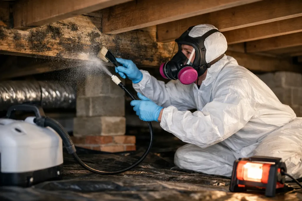 Crawl Space Mold Removal Done Right