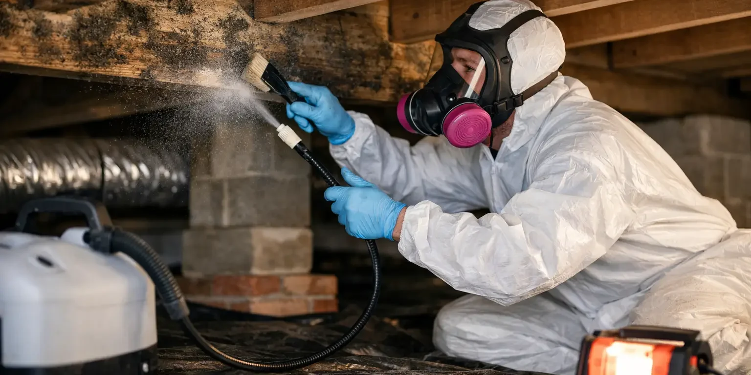Crawl Space Mold Removal Done Right