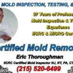 IICRC & MICRO certified mold inspection and testing specialist Eric Thoroughman serving NJ, NY, PA, and CT.