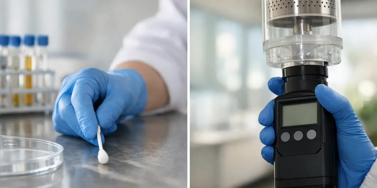 Surface Sampling vs Air Sampling: Which Helps? Surface Sampling vs Air Sampling: Which Helps?