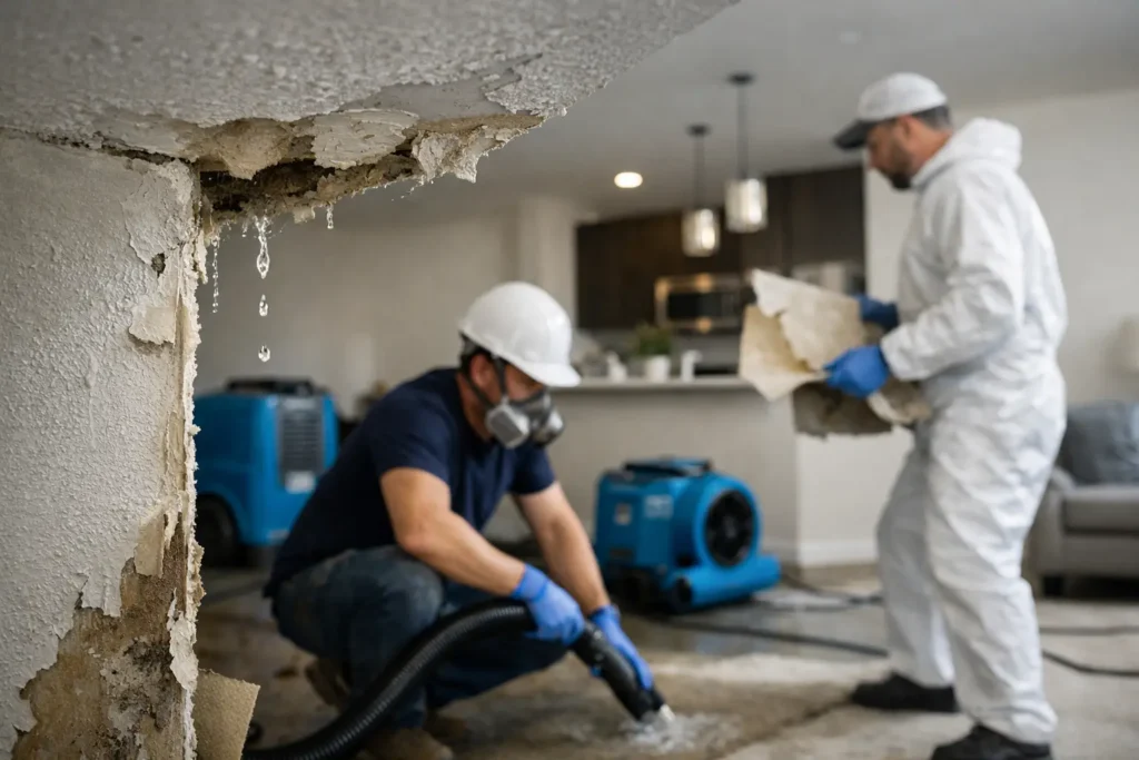 Apartment Leak Remediation After Water Damage