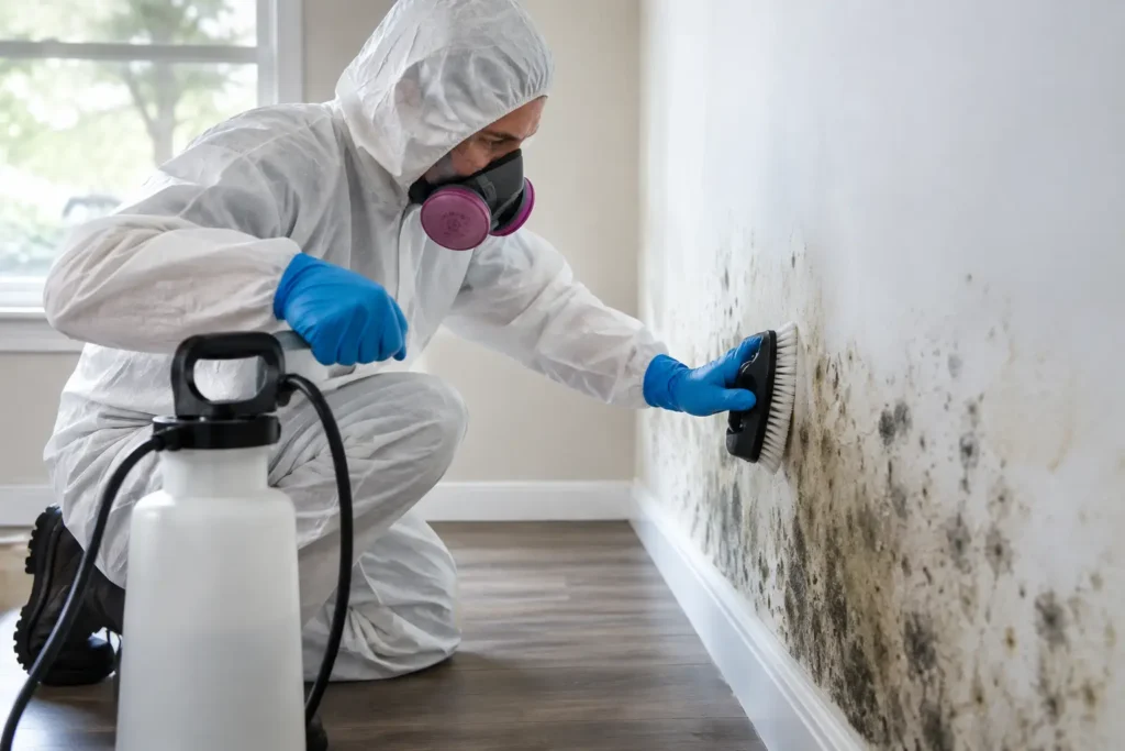 A Real Water Damage Mold Remediation Example