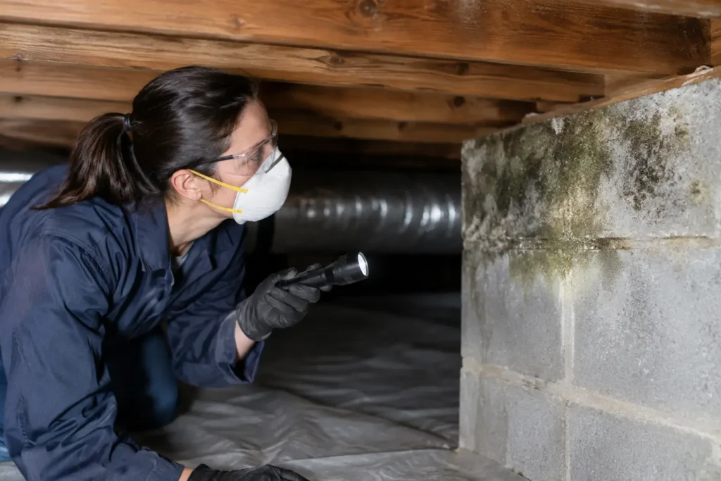 How to Inspect Crawlspace Mold Without Risk